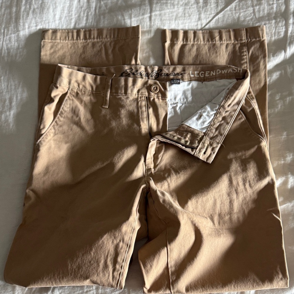 Eddie Bauer Men's Tan Pants LEGEND WASH